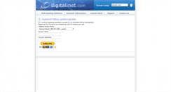Desktop Screenshot of billing.digitalinet.com